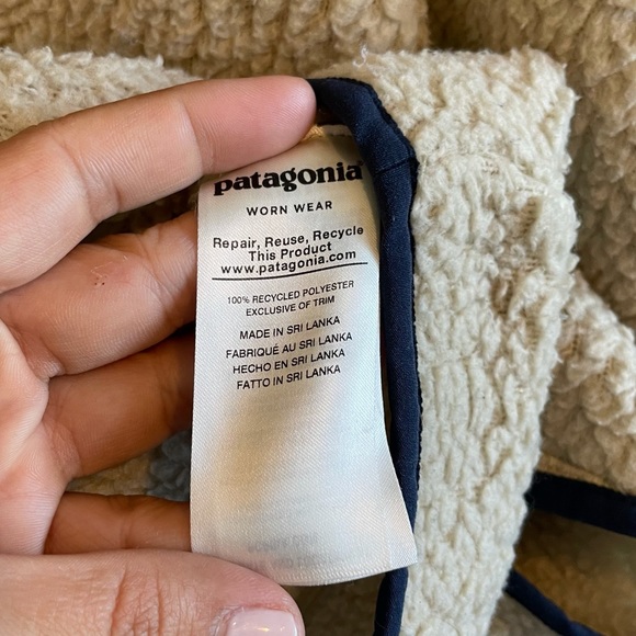 PATAGONIA RETRO PILE PULLOVER JACKET EL CAP KHAKI - Picture 7 of 8